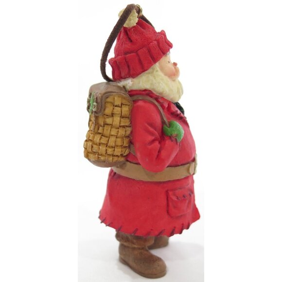 HALLMARK Christmas Ornament KRIS KRINGLE rustic old fashion Santa Claus 2003 - Picture 5 of 6